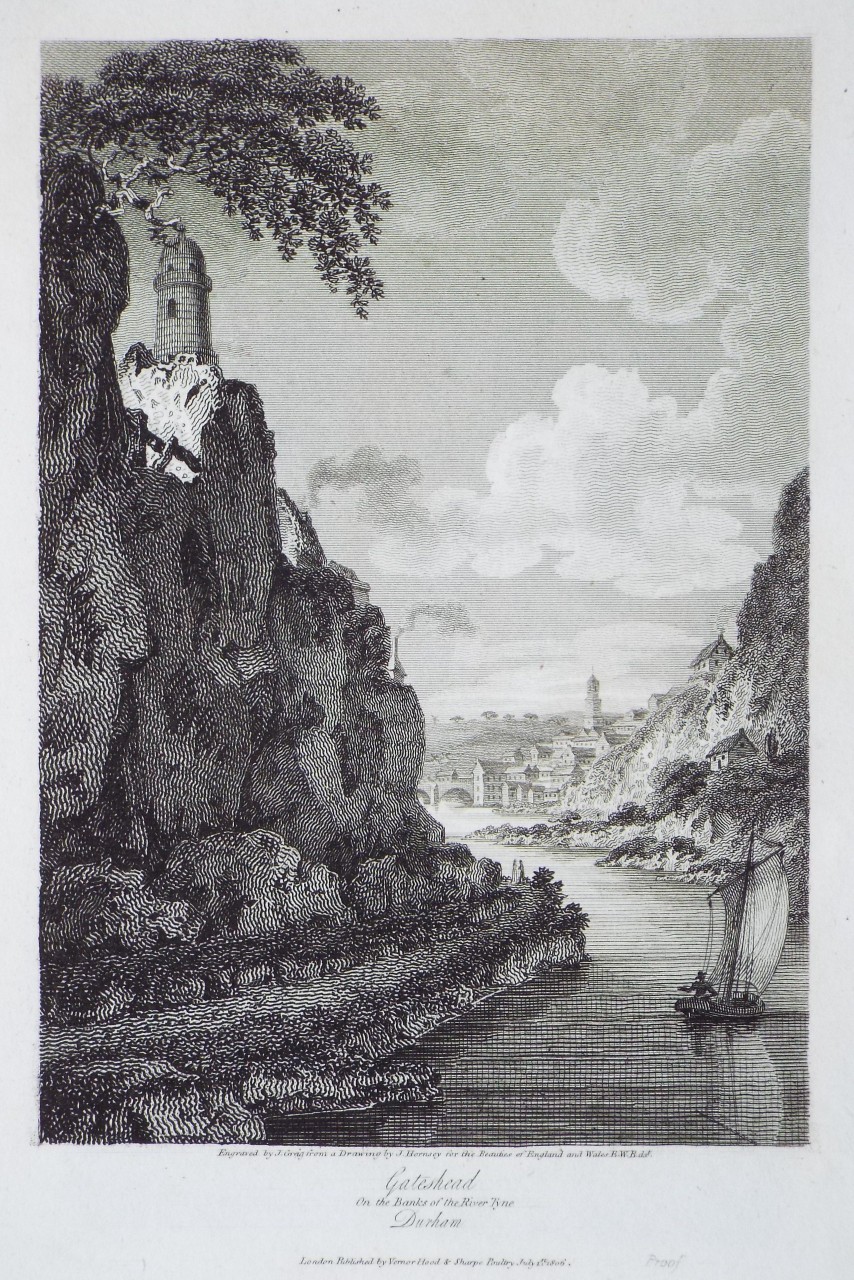 Print - Gateshead On the Banks of the River Tyne Durham - Greig