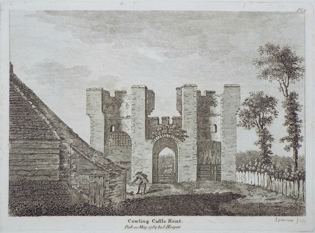 Print - Cowling Castle, Kent. - 