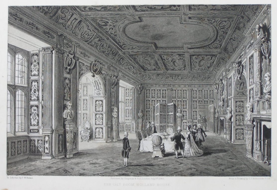 Lithotint - The Gilt Room, Holland House - Holme