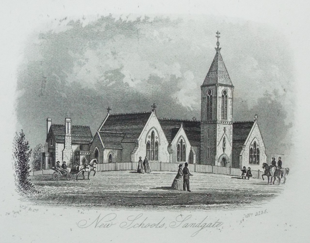 Steel Vignette - New Schools, Sandgate. - J.