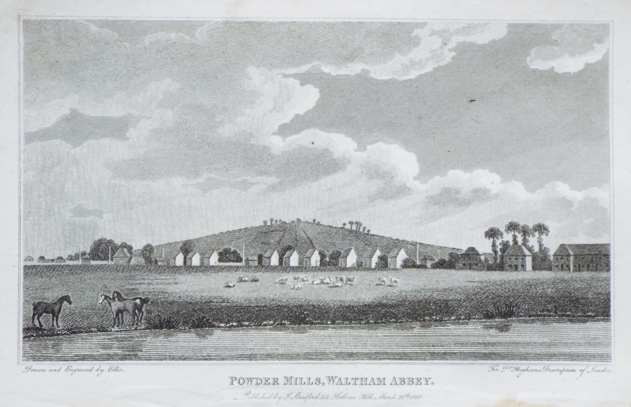 Print - Powder Mills, Waltham Abbey. - 