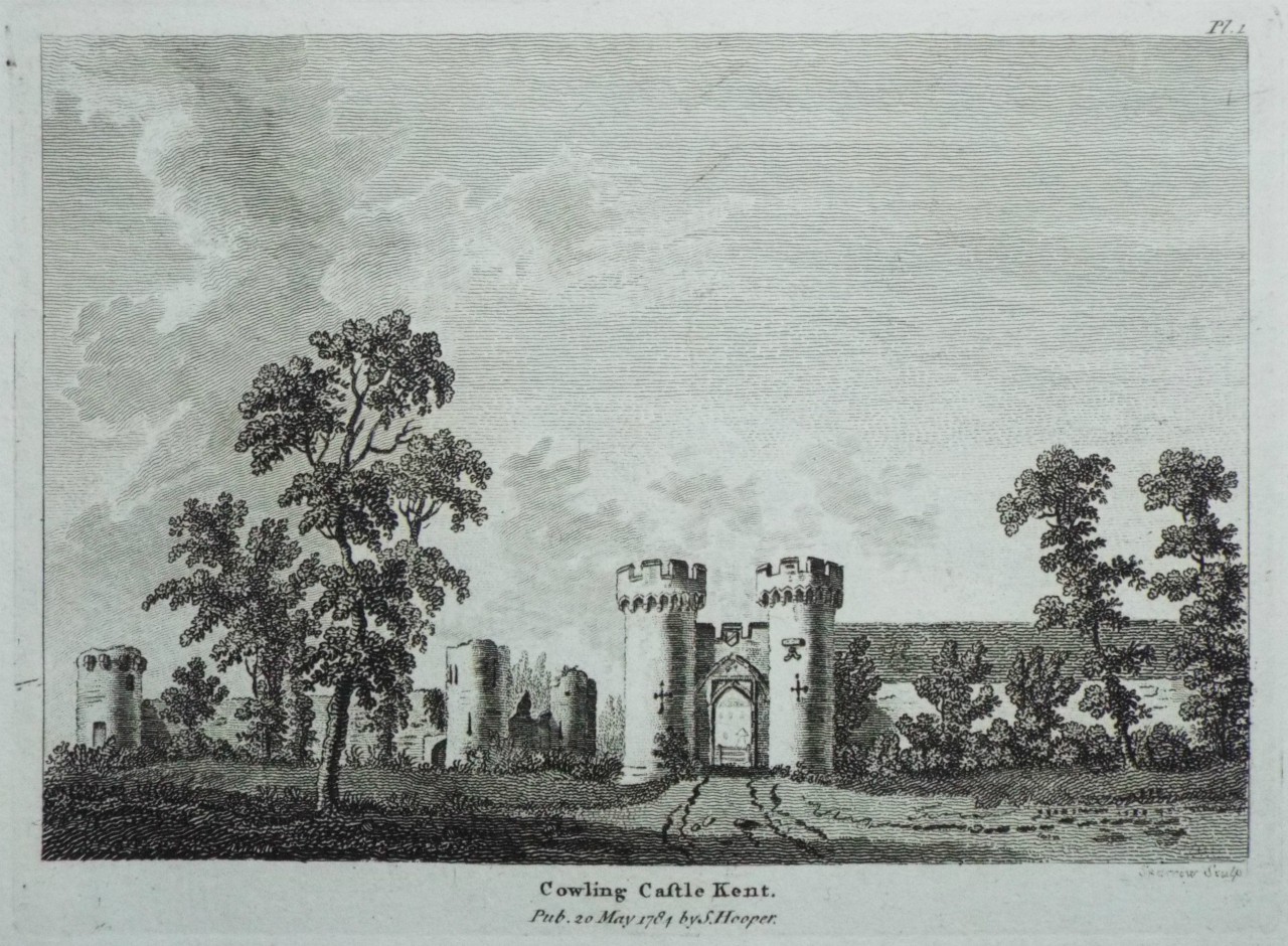 Print - Cowling Castle, Kent. - 