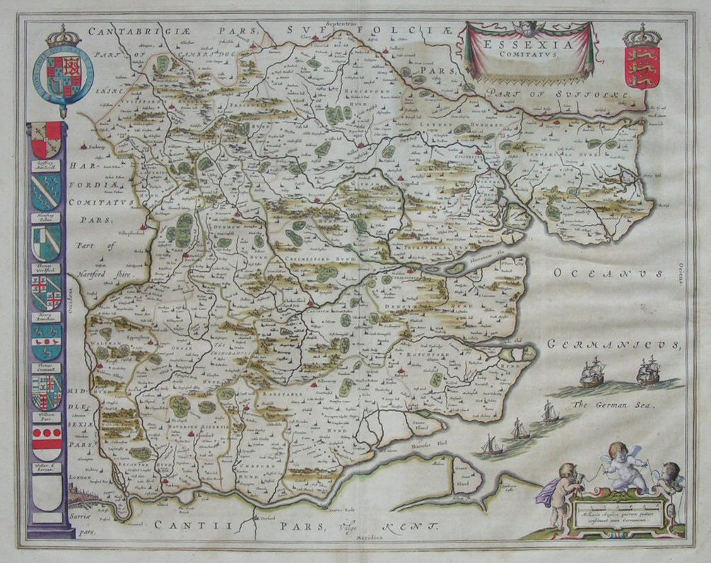Map of Essex - Blaeu