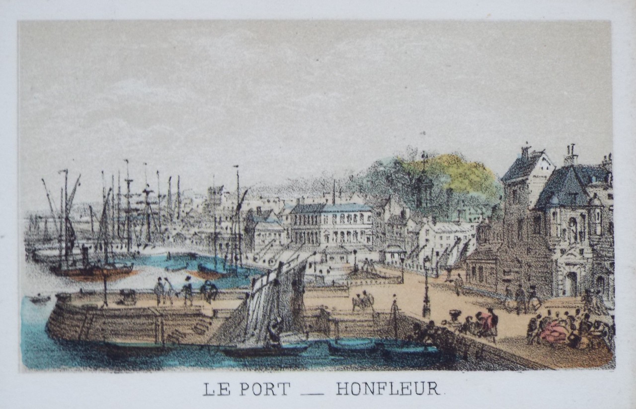 Lithograph - Le Port - Honfleur.