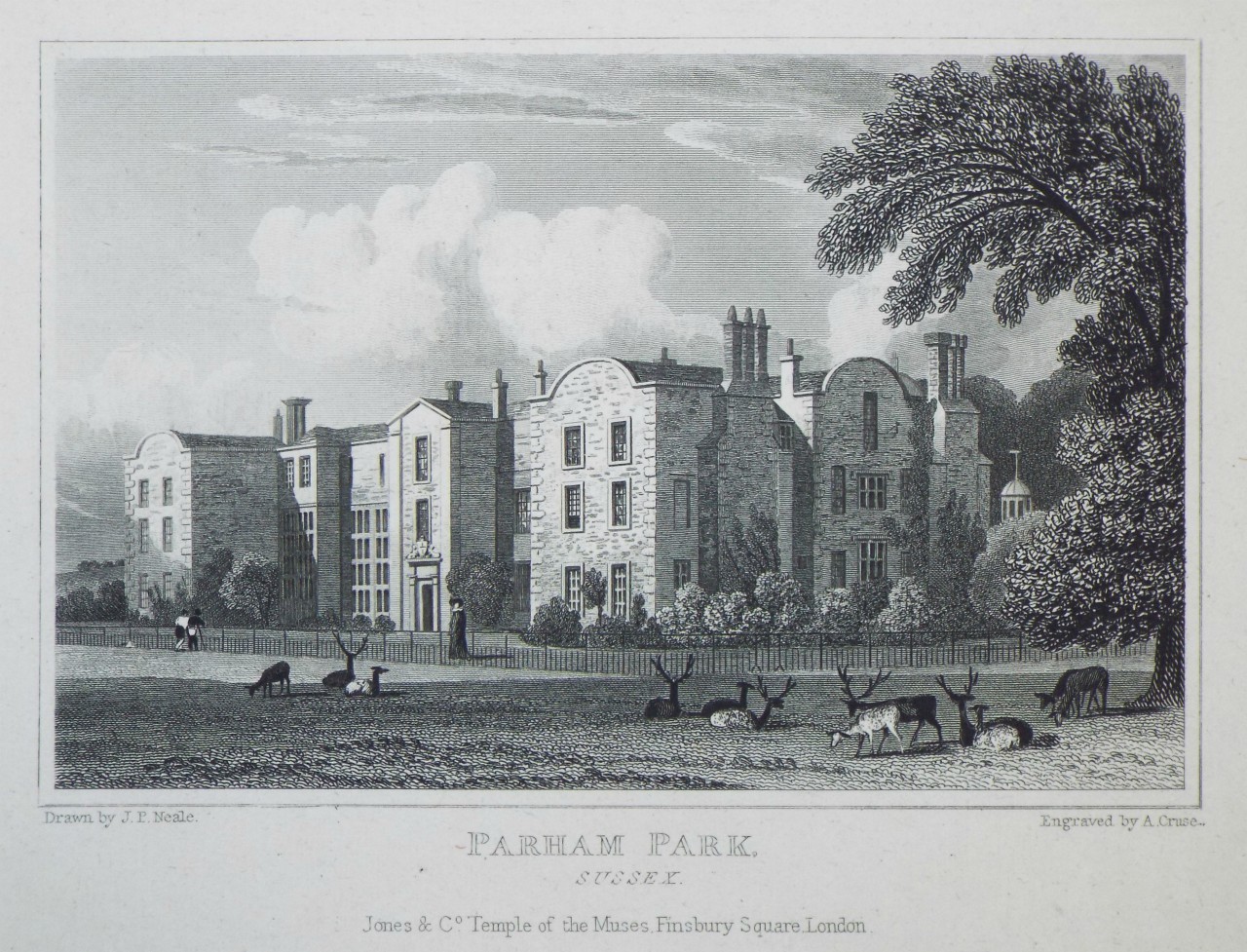 Print - Parham Park, Sussex. - Cruse