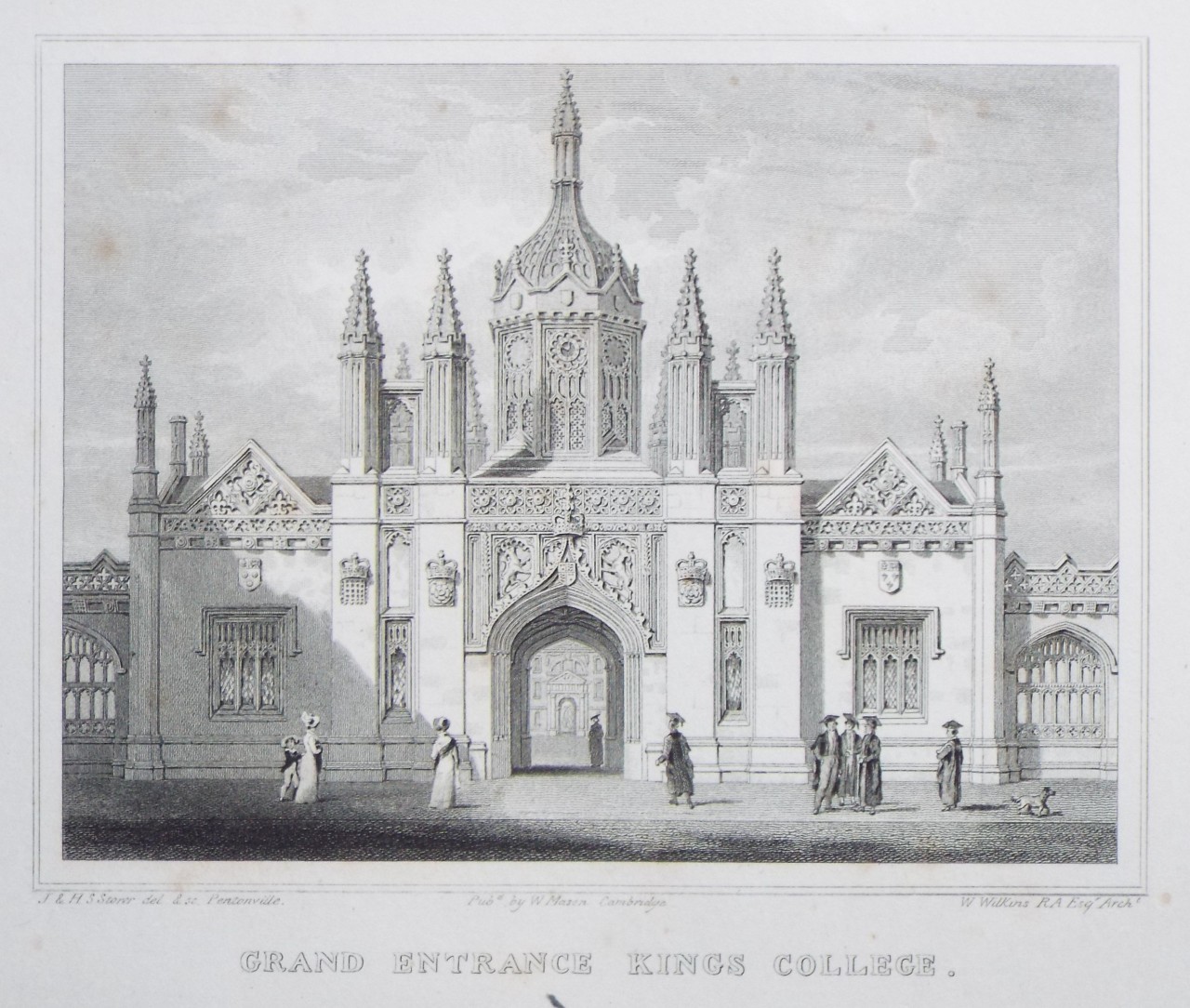 Print - Grand Entrance Kings College. - Storer