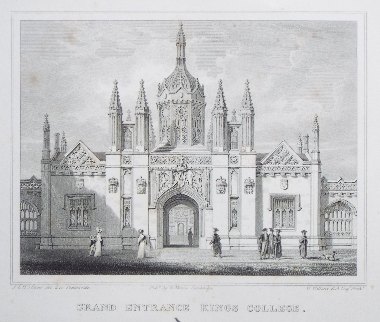 Print - Grand Entrance Kings College. - Storer