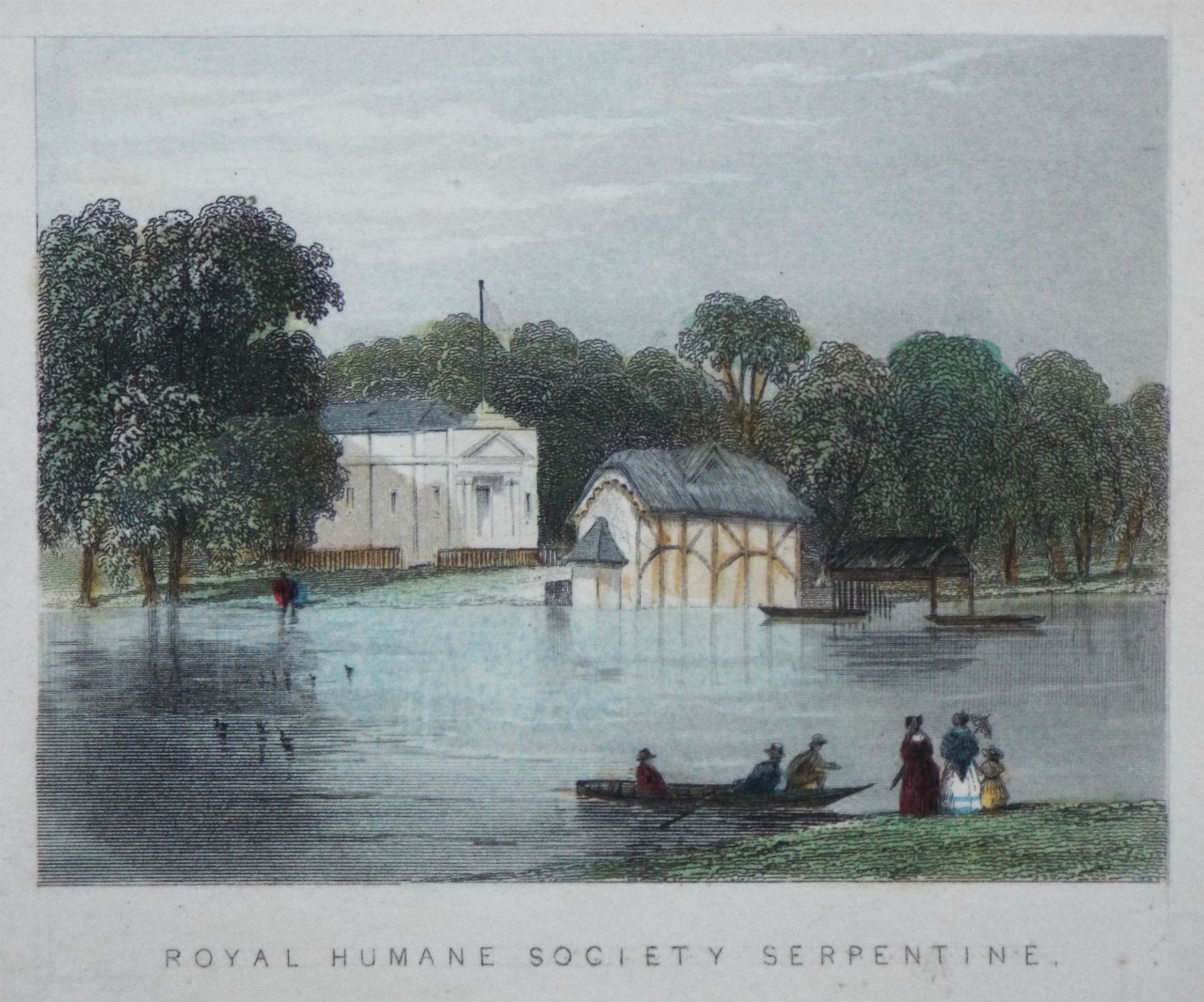 Print - Royal Humane Society Serpentine.