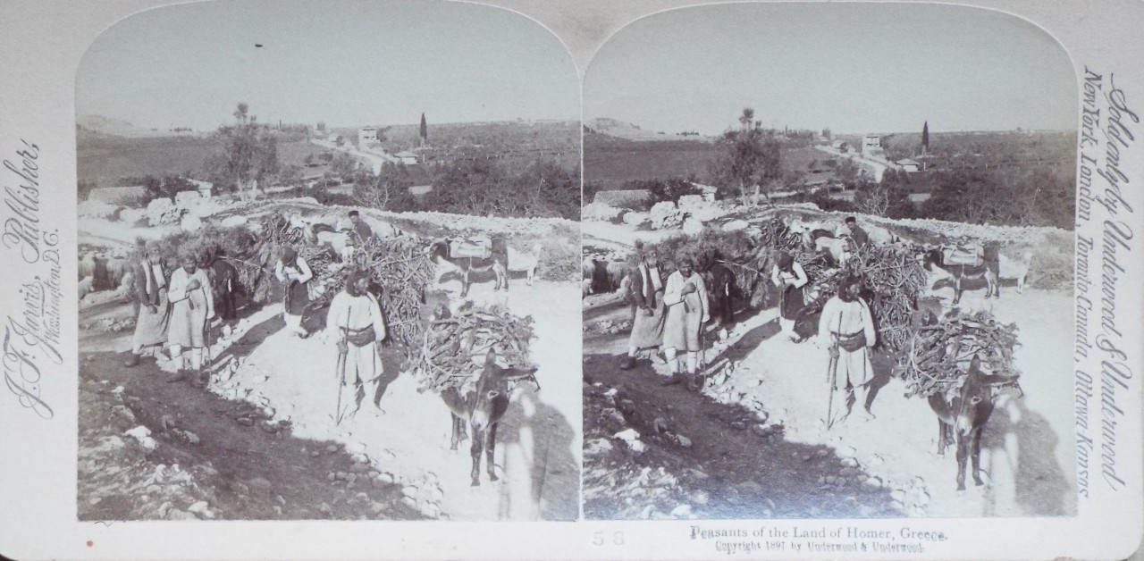 Photograph - Peasants of the Land of Homer, Greece.