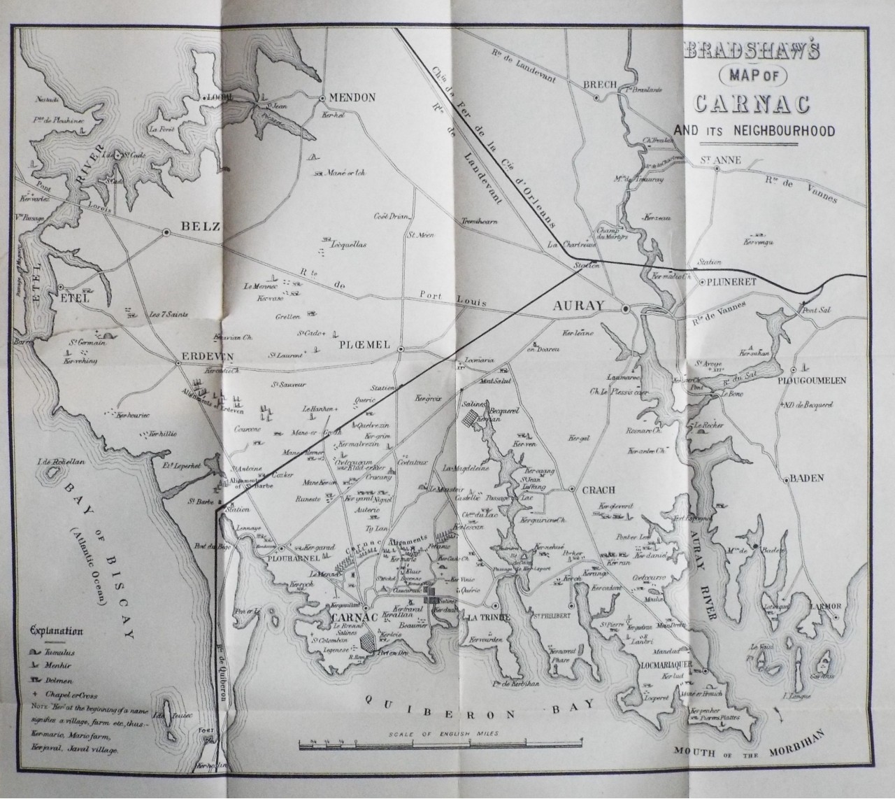 Map of Carnac - Carnac