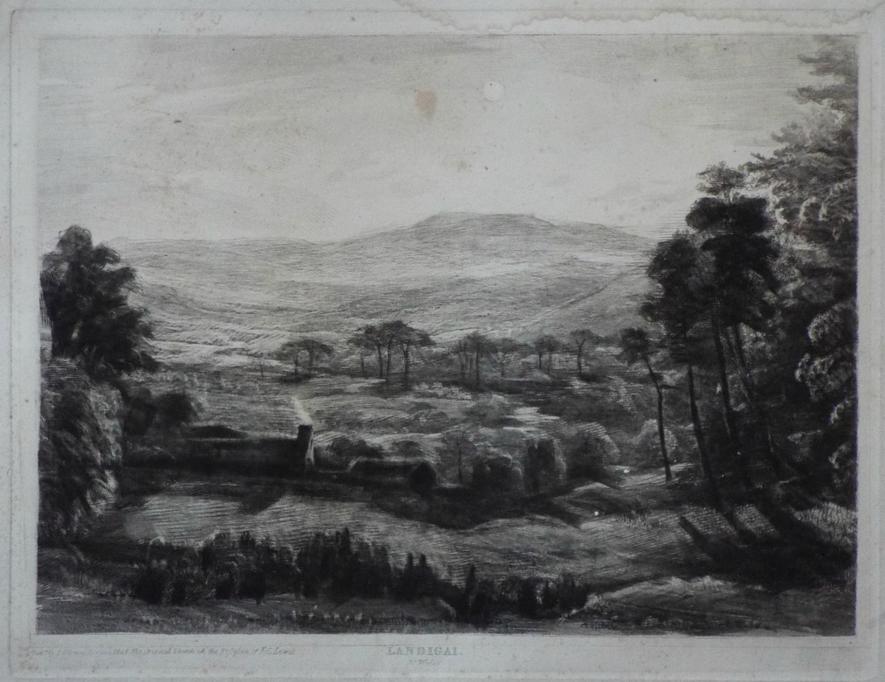 Mezzotint - Landigai. N Wales