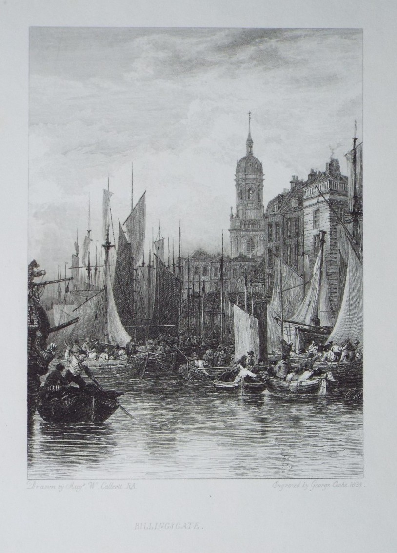 Print - Billingsgate. - Cooke