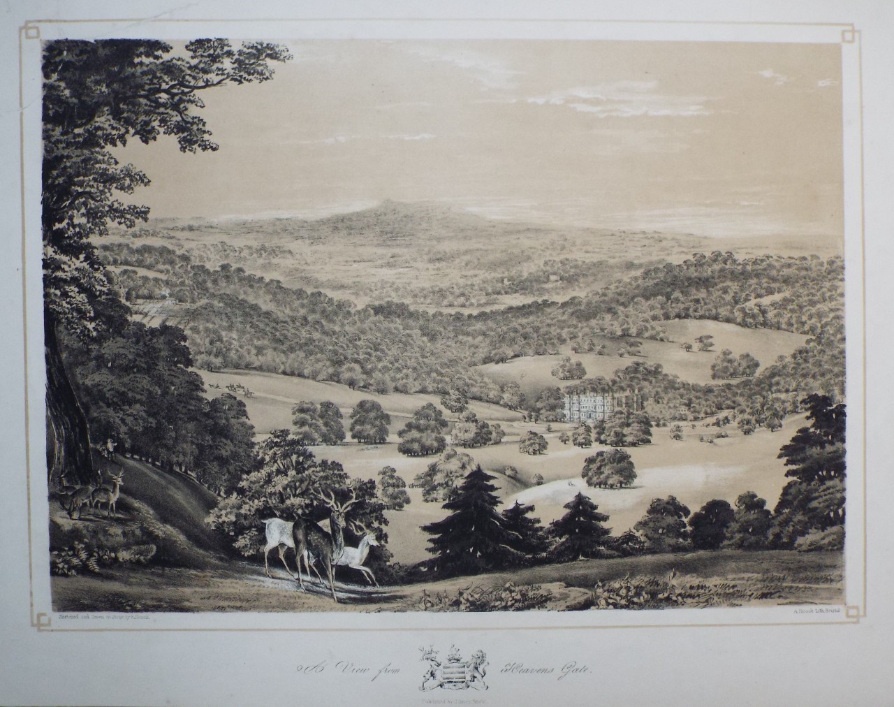 Lithograph - A View from Heavens Gate. - Pocock
