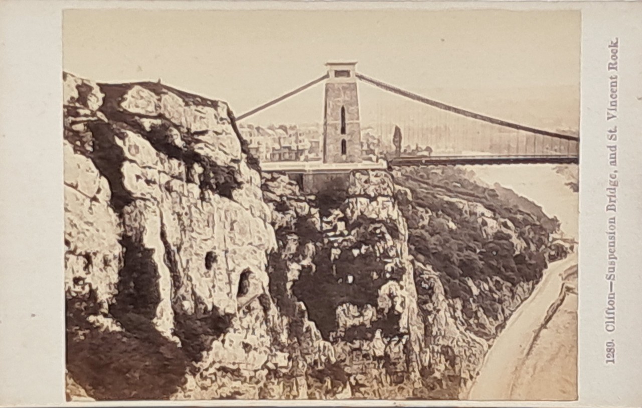Photograph - Clifton - Suspension Bridge, and St. Vincent's Rock.