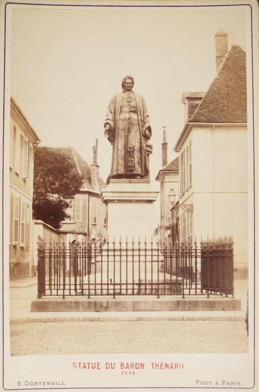 Photograph - Statue du Baron Thenard Sens