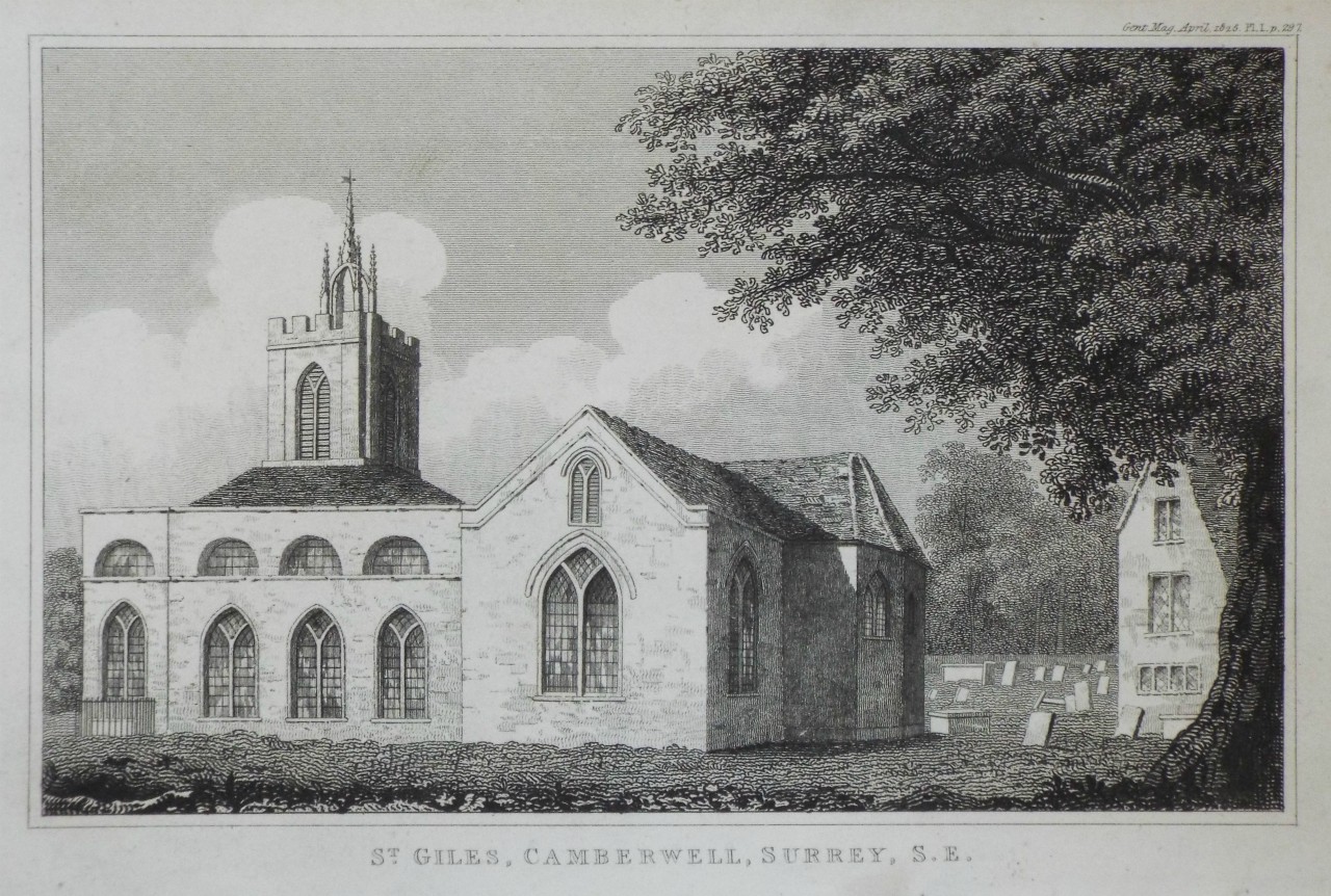 Print - St. Giles, Camberwell, Surrey. S.E.