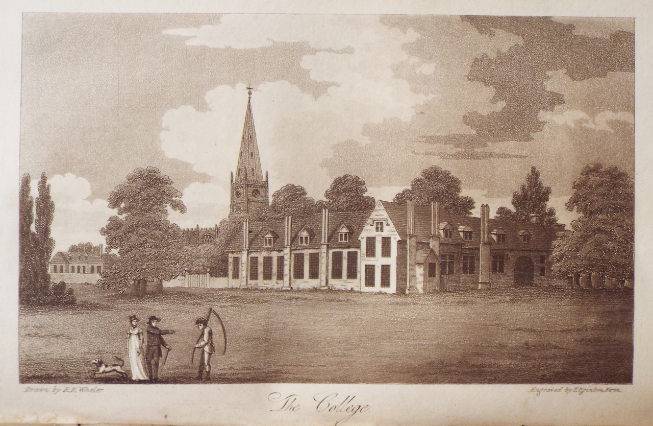 Aquatint - The College. - Eginton