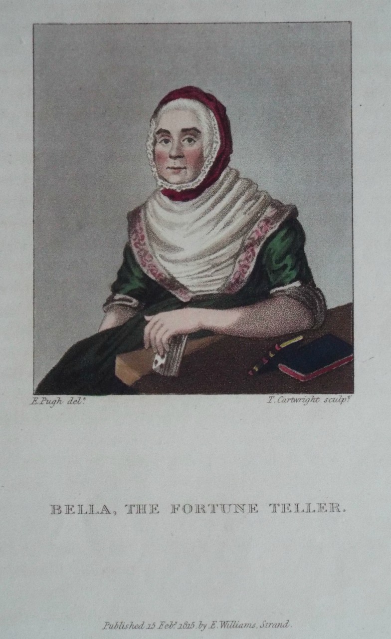 Aquatint - Bella, the Fortune Teller. - Cartwright