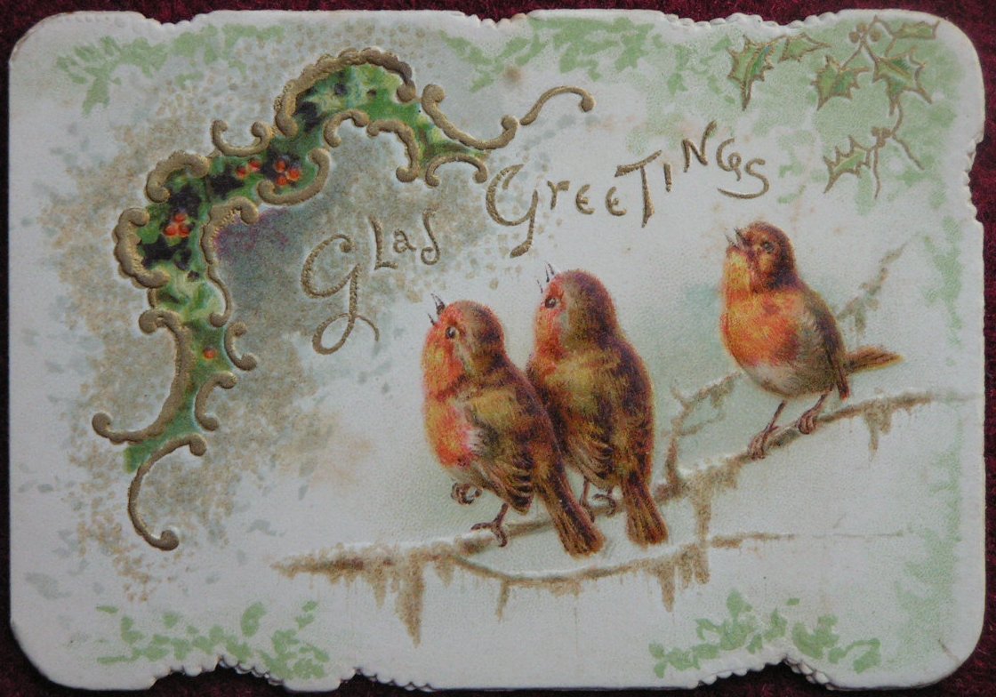 Chromolithograph - (Christmas card)