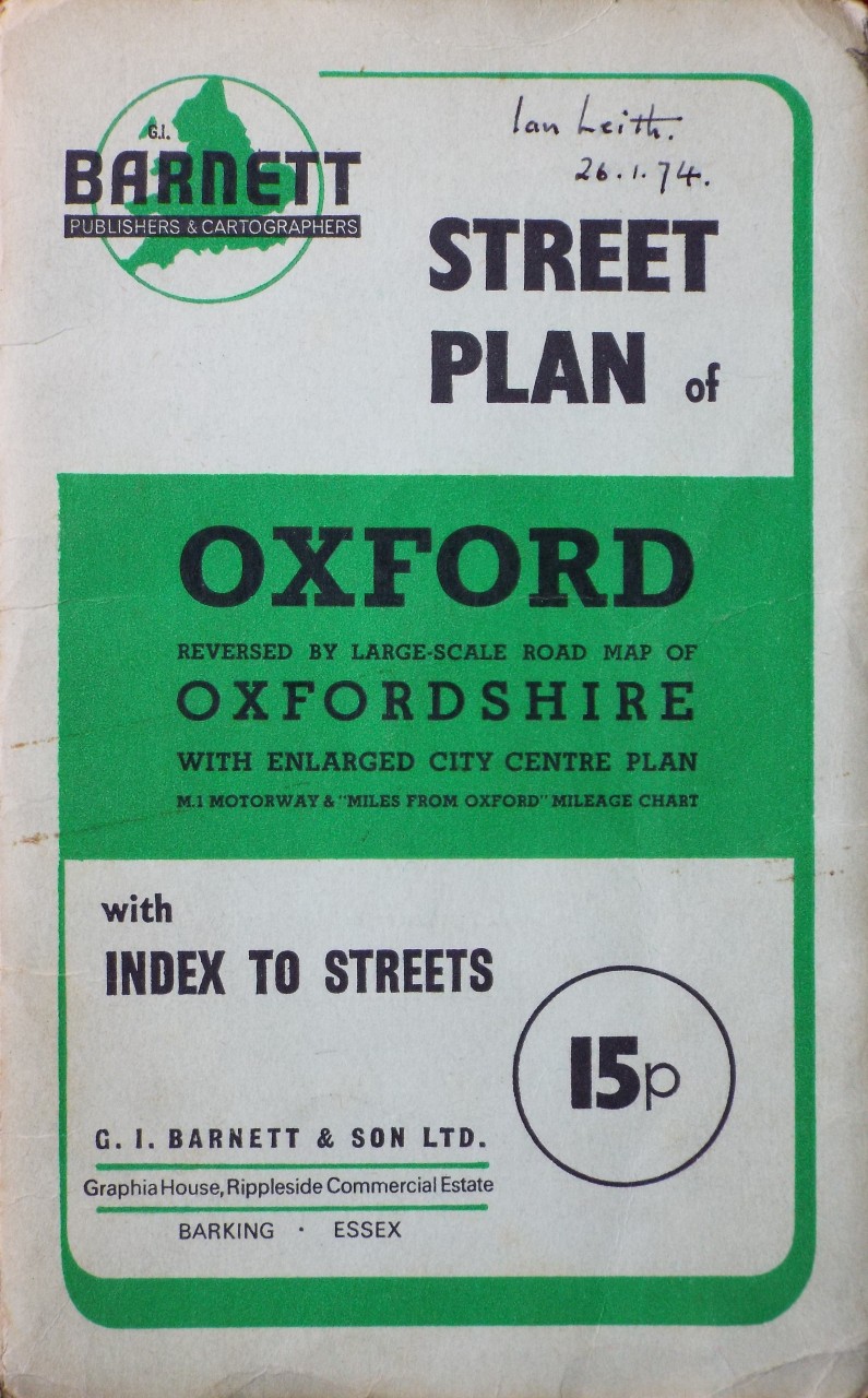 Map of Oxford - Oxford