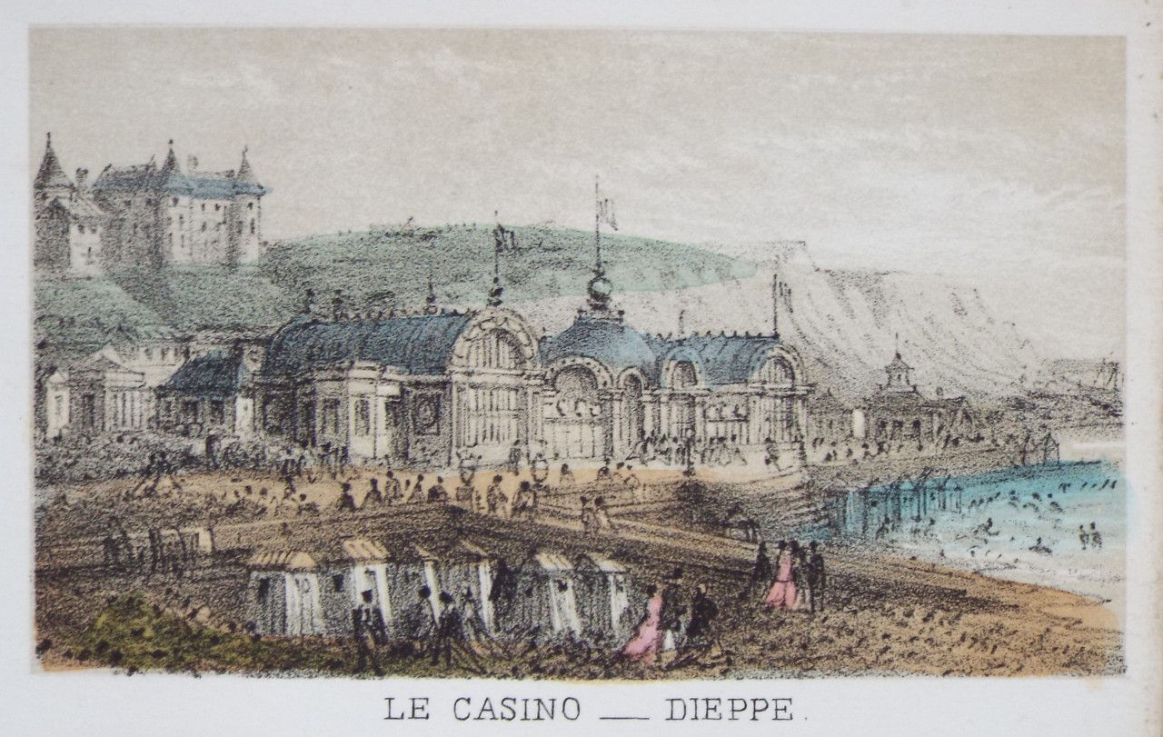 Lithograph - Le Casino - Dieppe.