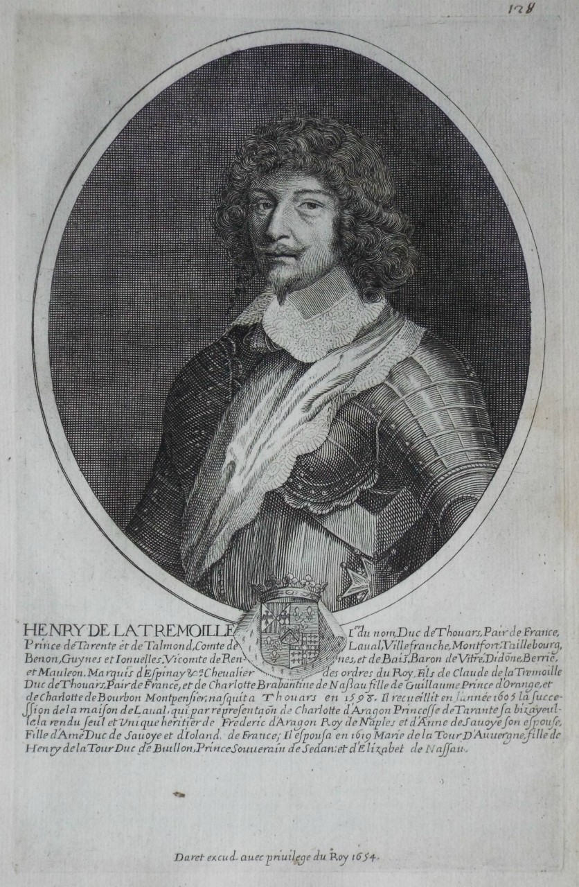 Print - Henry de la Tremoille - 