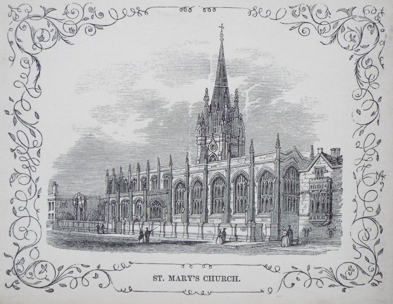 Wood - St. Mary's Church. - Whittock