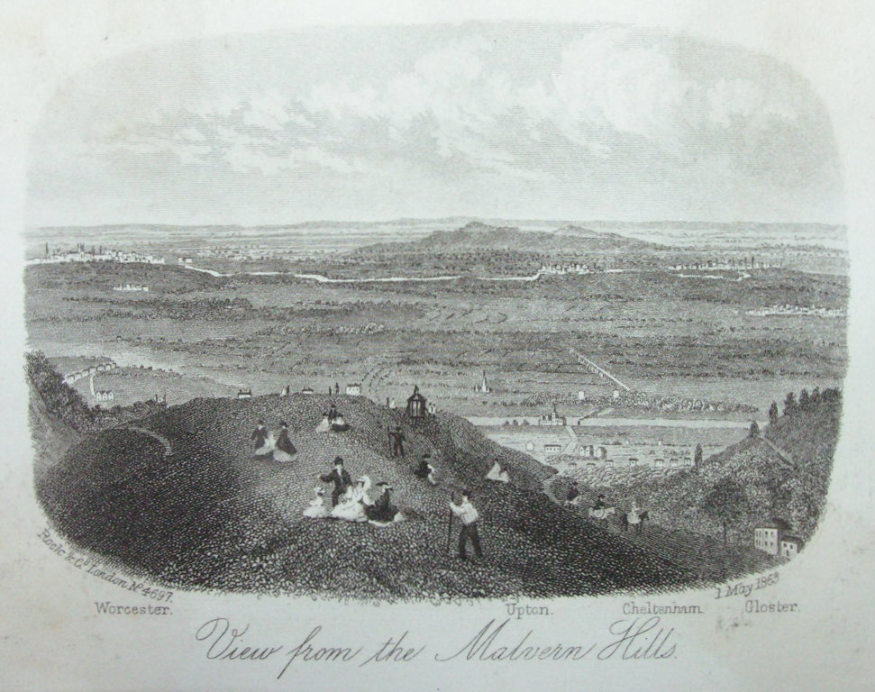 Steel Vignette - View from the Malvern Hills - Rock