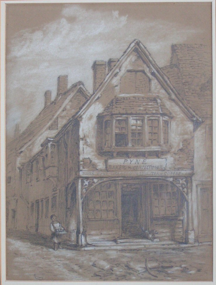 Pastel & Pencil - (Pyne's Baker & Confectioner shop, Yeovil)