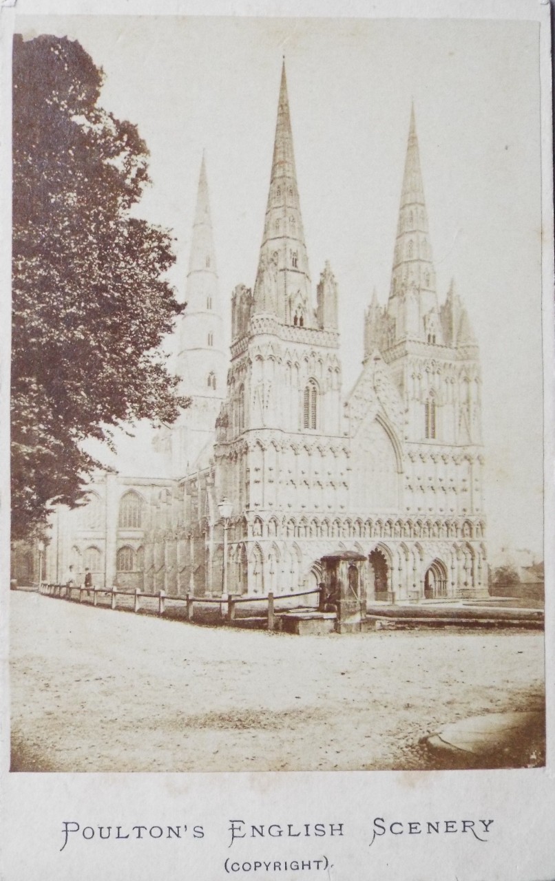 Photograph - Lichfield Cathedral fron the N.W.