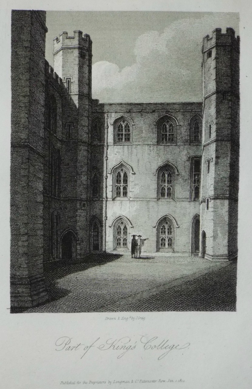 Print - Part of King's College. - Greig