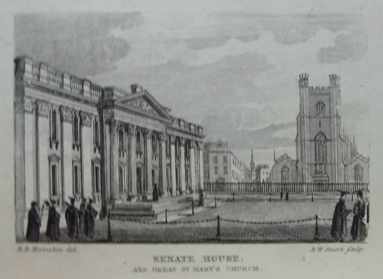Print - Seanate House, and Great St. Mary's Church. - Smart