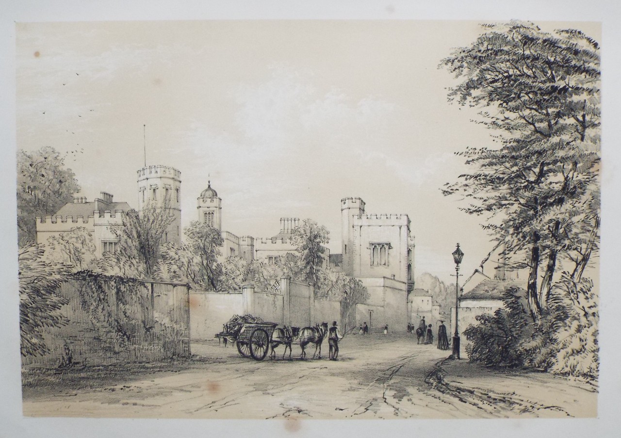 Lithograph - General View from the Hillmorton Road. - Radclyffe