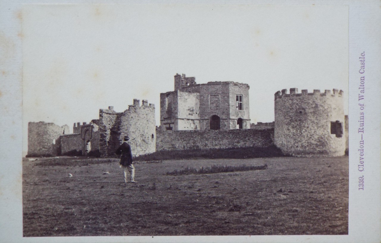 Photograph - Clevedon - Ruins of Walton Castle.
