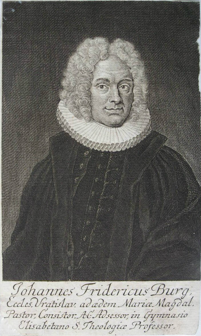 Print - Johannes Fredericus Burg