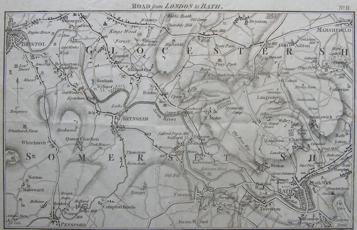 Map of Bath Road