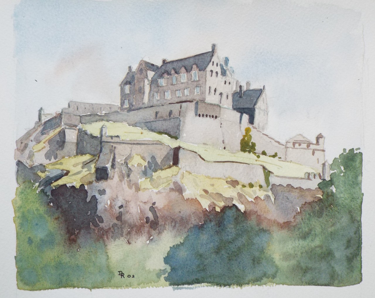Watercolour - Edinburgh Castle