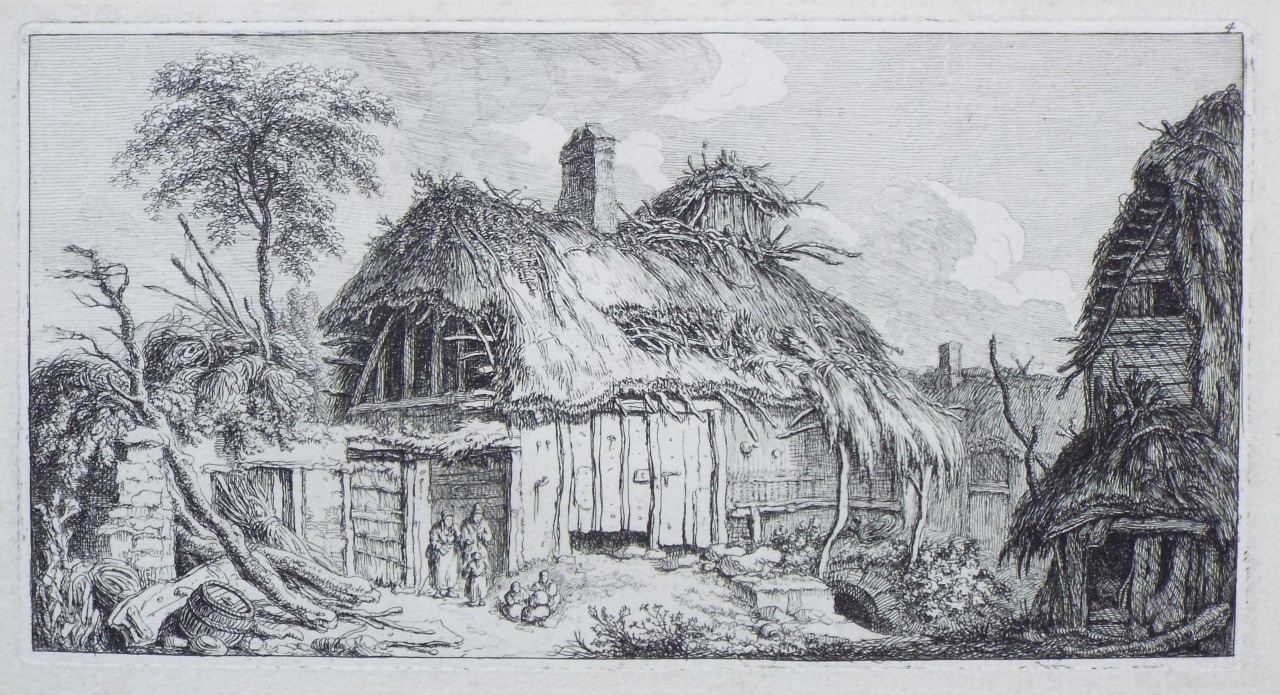 Etching - (Rustic cottages) - Weirotter