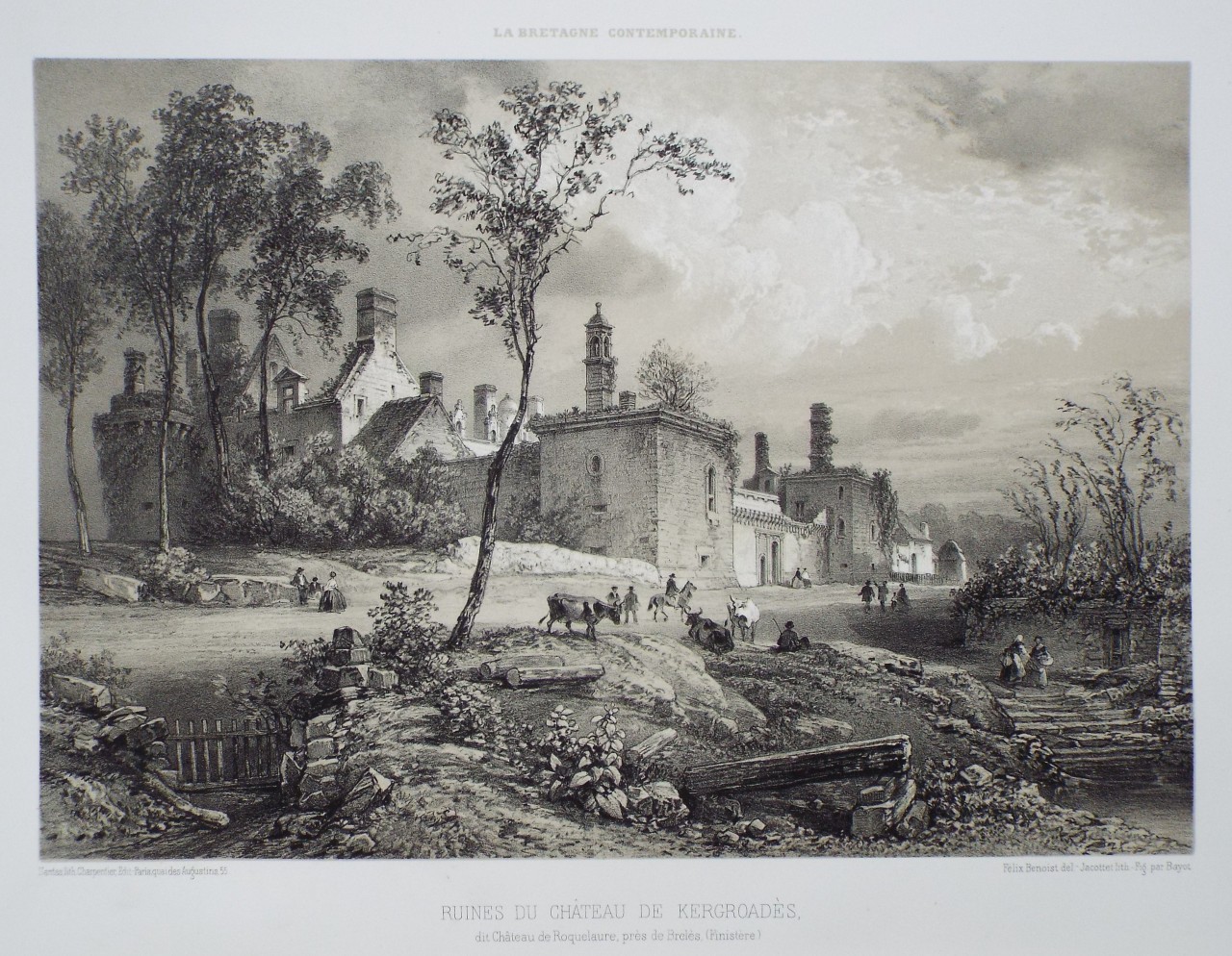 Lithograph -  (Finistere)