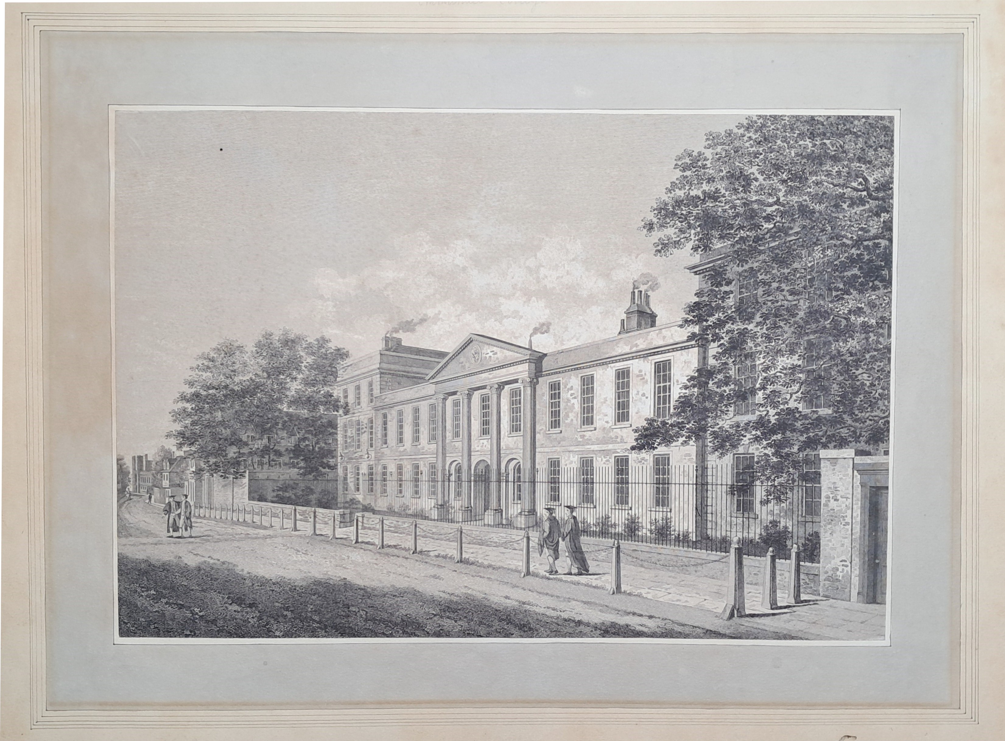 Print - Emmanuel College, Cambridge. - Sparrow