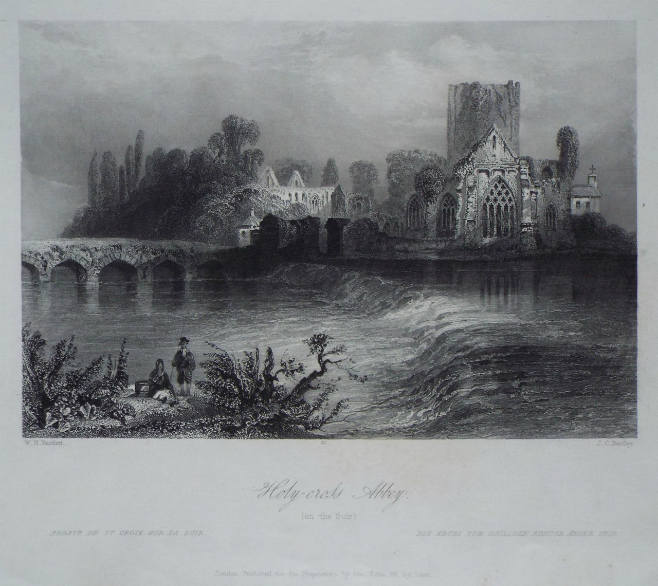 Print - Holy-cross Abbey. (on the Suir) - Bentley