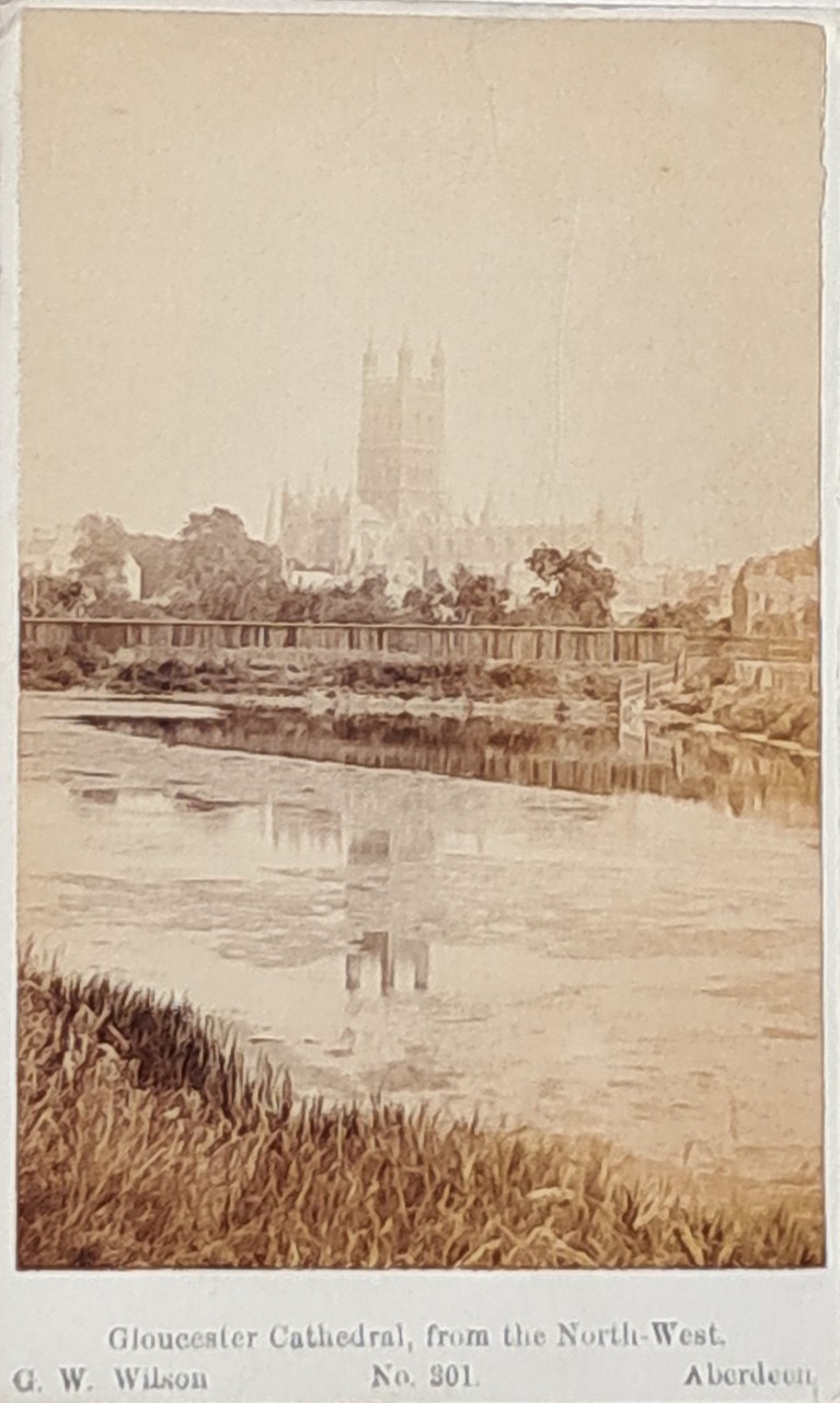 Photograph - Gloucester Cathedral, from the North-West.