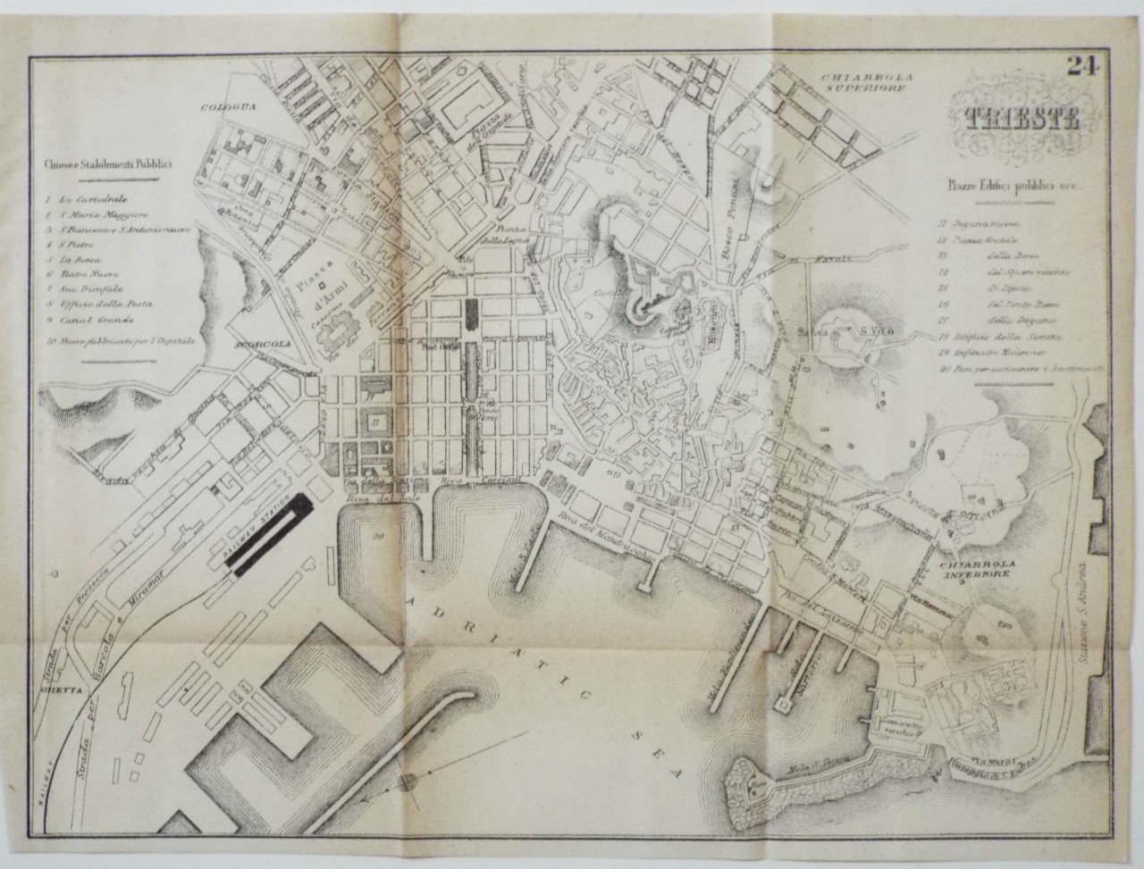 Map of Trieste - Trieste