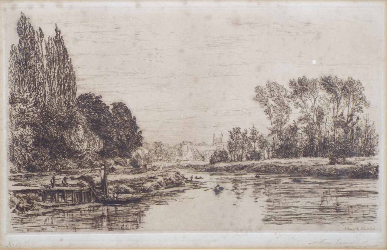 Etching - Isleworth - Evershed