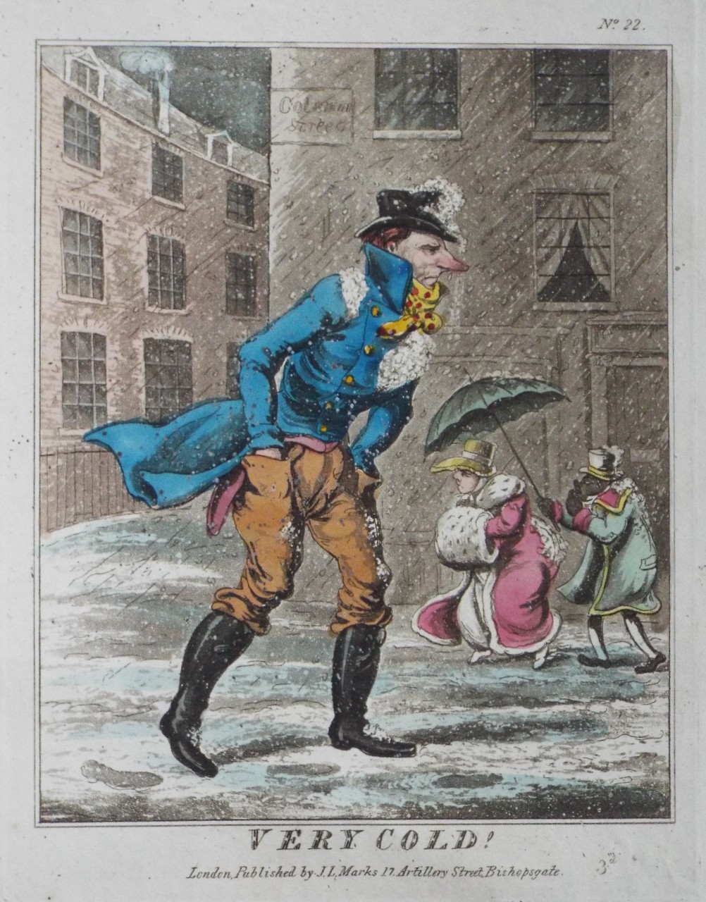 Aquatint - Cold Weather! - Marks