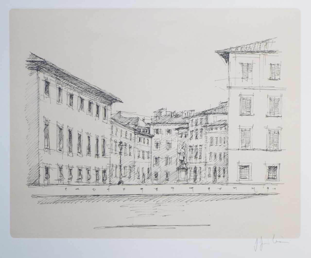 Photolithograph - Piazza Carrara