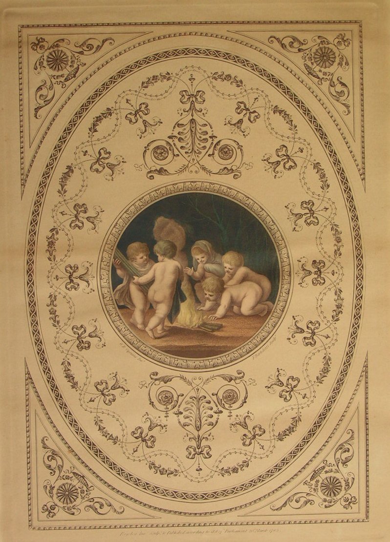 Print - (Cherubs) - Bartolozzi