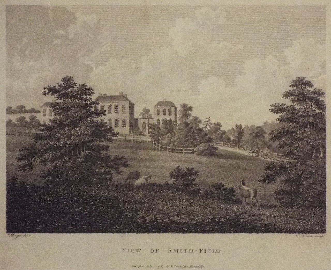 Print - View of Smith-Field - Wilson