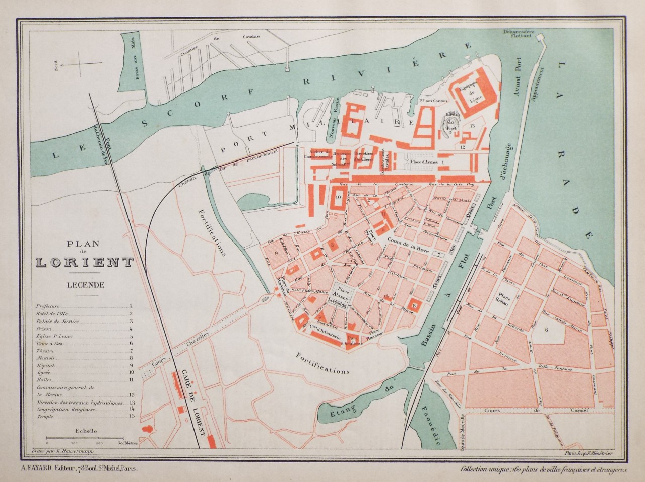 Map of Lorient - Lorient