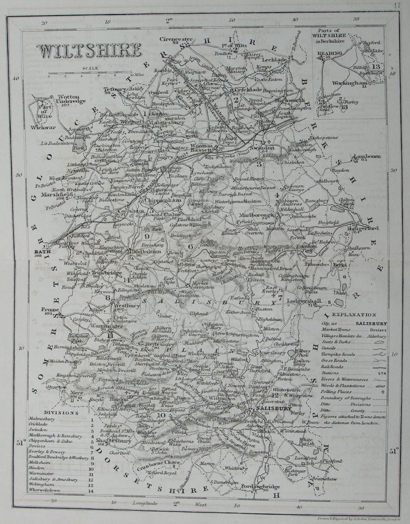 Map of Wiltshire - Archer